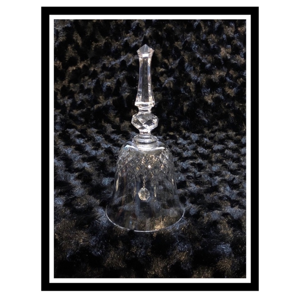 Vintage Bohemia Czech Republic Crystal Bell